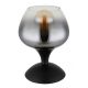Veioze - Veioza/Lampa de masa design modern MAXY negru/fumuriu