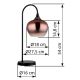 Veioze - Veioza/Lampa de masa design modern MAXY negru/cupru