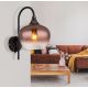 Aplice, corpuri de iluminat pentru pereti - Aplica de perete design modern MAXY negru/cupru