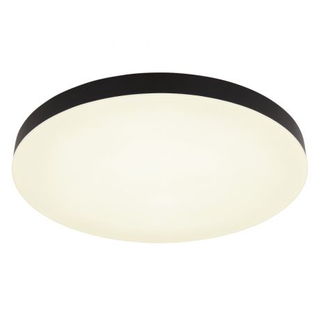 Plafoniere - Plafoniera LED design modern simplu MATTHEW D-50cm negru/opal