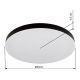 Plafoniere - Plafoniera LED design modern simplu MATTHEW D-50cm alb/opal