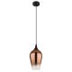 Pendule, Lustre suspendate - Pendul design modern LAVUS negru/cupru