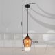Pendule, Lustre suspendate - Pendul design modern LAVUS negru/cupru