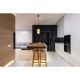 Pendule, Lustre suspendate - Pendul design modern LAVUS negru/auriu
