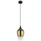 Pendule, Lustre suspendate - Pendul design modern LAVUS negru/auriu