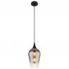 Pendul design modern LAVUS negru/crom