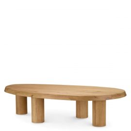 Masute Living - Masuta de cafea din lemn design LUX Prelude, Reclaimed oak