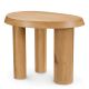 Masuta auxiliara din lemn design LUX Prelude, Reclaimed oak