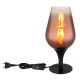 Veioze - Veioza/Lampa de masa design modern LAVUS negru/cupru