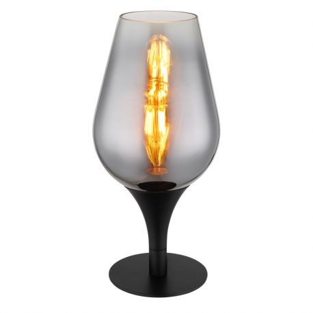 Veioze - Veioza/Lampa de masa design modern LAVUS negru/crom