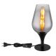 Veioze - Veioza/Lampa de masa design modern LAVUS negru/crom