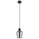 Pendule, Lustre suspendate - Pendul design modern RYAN negru/fumuriu