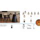 Pendule, Lustre suspendate - Lustra suspendata design modern RYAN 3L negru/fumuriu