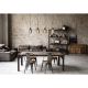 Pendule, Lustre suspendate - Lustra suspendata design modern RYAN 4L negru/fumuriu