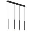 Lustra suspendata design minimalist BLAKE 4L negru