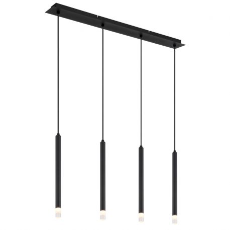 Pendule, Lustre suspendate - Lustra suspendata design minimalist BLAKE 4L negru