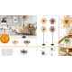 Lustre aplicate - Lustra aplicata design modern UDO 3L negru/chihlimbar