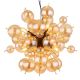 Pendule, Lustre suspendate - Lustra suspendata design modern UDO 6L negru/chihlimbar