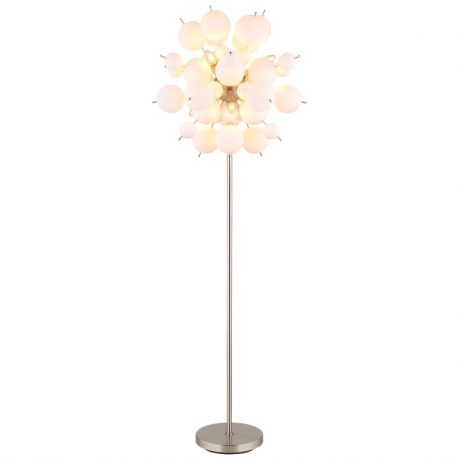 Lampadare - Lampadar design modern UDO 6L nickel/alb