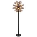 Lampadar design modern UDO 6L negru/fumuriu