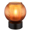 Veioza/Lampa de masa design modern ZUMBA negru/bronz
