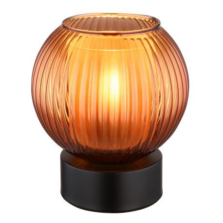 Veioze - Veioza/Lampa de masa design modern ZUMBA negru/bronz