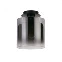 Plafoniera moderna Sweden 1L negru, fumuriu