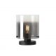 Veioze - Veioza, Lampa de masa moderna Sweden 1L negru, fumuriu