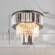 Lustre aplicate - Lustra aplicata design modern NAXIS 3L negru/fumuriu