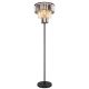 Lampadar design modern NAXIS 3L negru/fumuriu