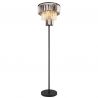 Lampadar design modern NAXIS 3L negru/fumuriu