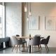 Pendule, Lustre suspendate - Lustra suspendata design modern LIDARIA 3L negru/fumuriu