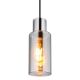 Pendule, Lustre suspendate - Pendul design modern LIDARIA negru/fumuriu