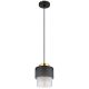 Pendule, Lustre suspendate - Pendul stil minimalist OLGA negru/satin