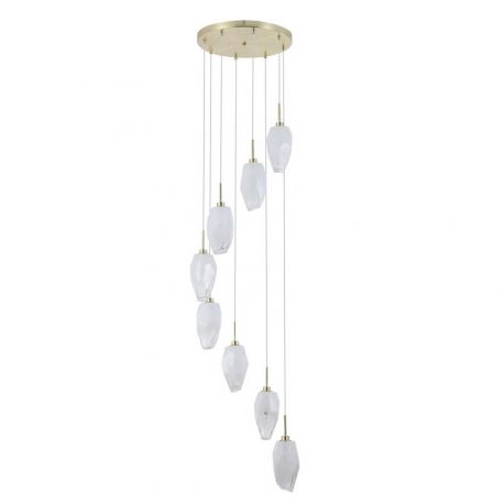 Pendule, Lustre suspendate - Lustra moderna cu 8 pendule Rocky