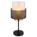 Veioza/Lampa de masa OLGA negru/satin
