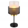 Veioza/Lampa de masa OLGA negru/satin