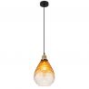Pendul design decorativ SALVY D-21cm negru/chihlimbar