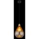 Pendule, Lustre suspendate - Pendul design decorativ SALVY D-21cm negru/chihlimbar