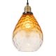 Pendule, Lustre suspendate - Pendul design decorativ SALVY D-21cm negru/chihlimbar