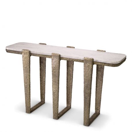 Masute Living - Consola cu blat din marmura design LUX Orinda