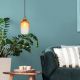 Pendule, Lustre suspendate - Pendul design decorativ SALVY D-15cm negru/chihlimbar