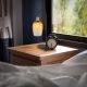 Veioze - Veioza design decorativ SALVY negru/chihlimbar