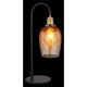 Veioze - Veioza design decorativ SALVY negru/chihlimbar