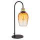 Veioze - Veioza design decorativ SALVY negru/chihlimbar