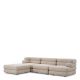 Canapele - Modul stanga pentru canapeaua design LUX Malaga