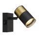 Aplice cu Spot - Aplica cu Spot directionabil BRISBON negru/cupru