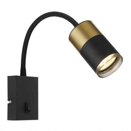 Aplice cu Spot - Aplica cu Spot directionabil BRISBON negru/cupru