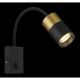 Aplice cu Spot - Aplica cu Spot directionabil BRISBON negru/cupru