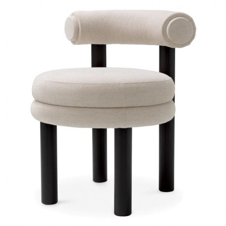 Scaune - Scaun dining elegant design LUX Zoey, Fisher sand